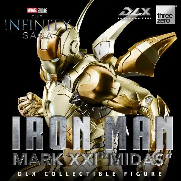 【現貨】threezero DLX 鋼鐵人 Mark 21 MK21 米達斯 Midas 金霸王