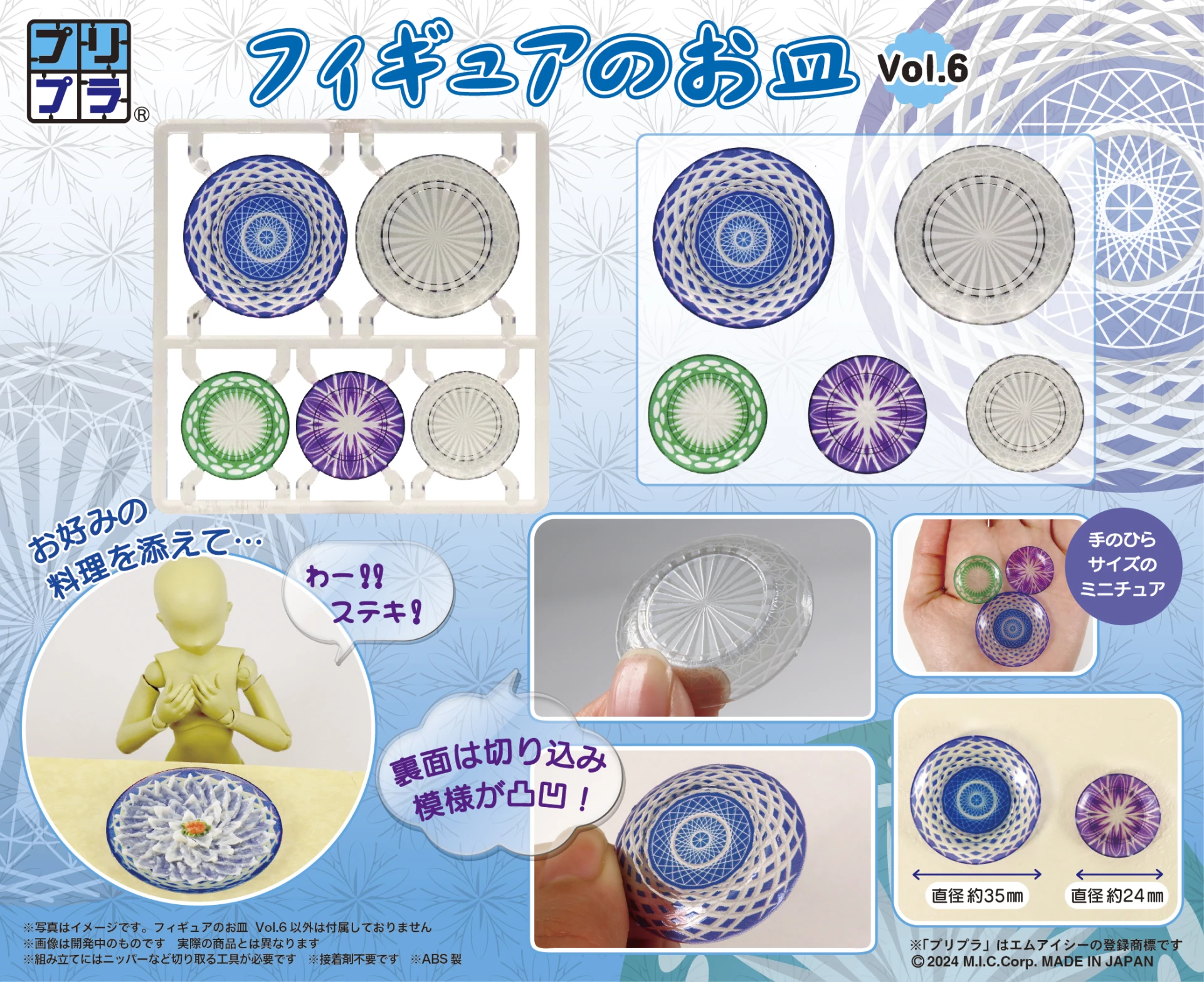 【現貨】MIC 組裝模型 模型餐盤 Vol.6