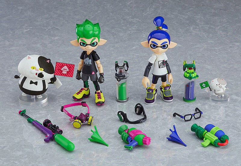 【現貨】GSC figma 斯普拉遁 Splatoon 男孩 DX版 可動 完成品
