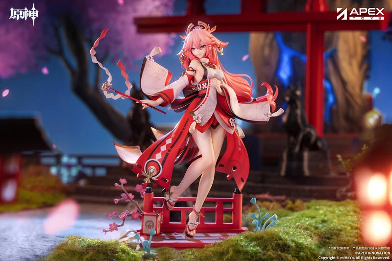 【現貨】APEX 原神 八重神子 浮世笑百姿Ver 附特典 1/7 PVC 完成品