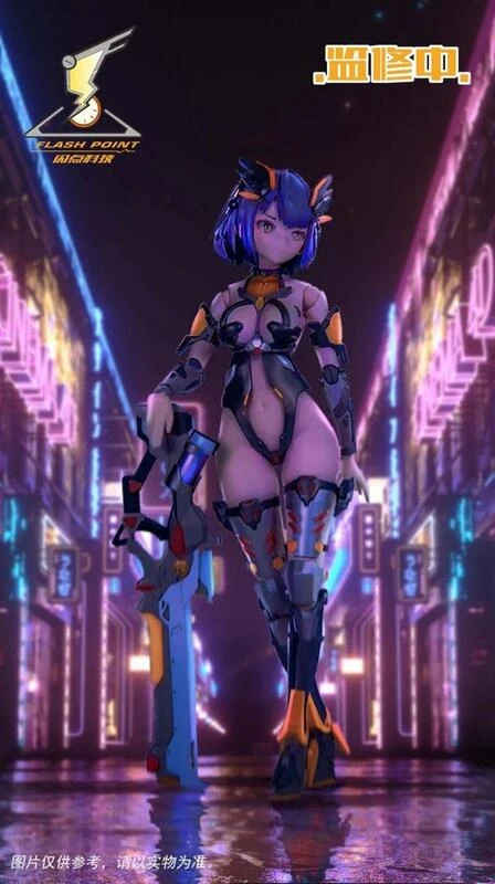 【現貨】閃點模玩 靈姬 緋奈 半包膠 1/12 6吋 可動 完成品