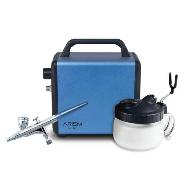 【現貨】廠商現貨 SPARMAX 漢弓 空壓機噴槍組Arism mini淺藍+HB040噴筆淺藍+SCP700噴筆洗滌器