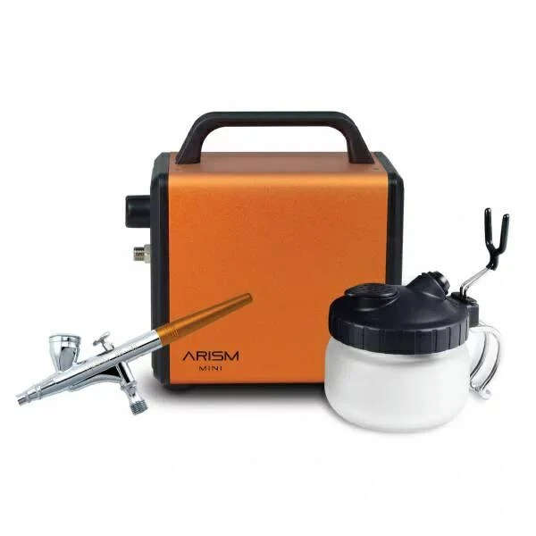 【現貨】廠商現貨 SPARMAX 漢弓 空壓機噴槍組Arism mini橘+HB040噴筆橘+SCP700噴筆洗滌器