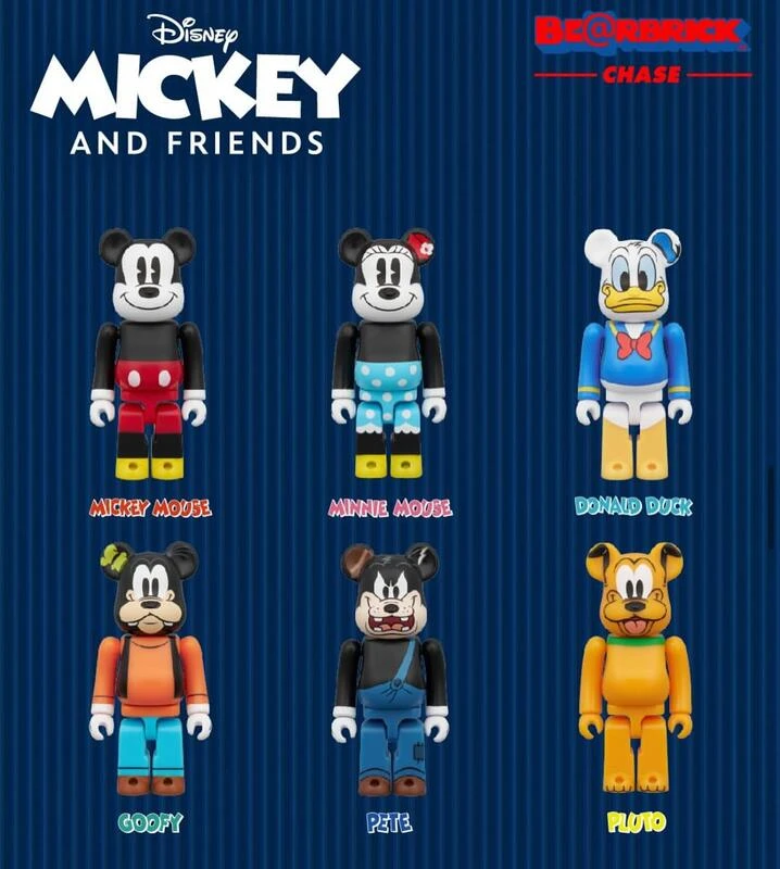 【現貨】BE@RBRICK 庫柏力克熊 迪士尼 米奇與好朋友 MICKEY & FRIENDS 中盒12入