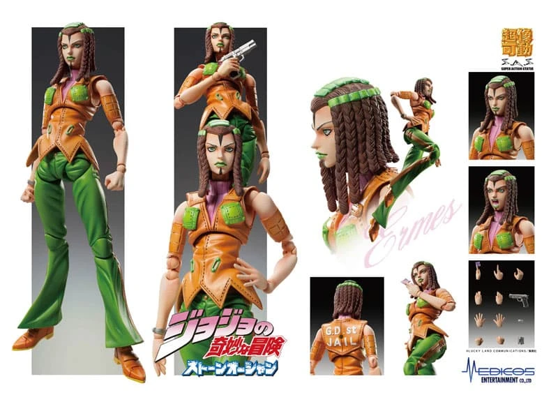 【現貨】特價 Medicos 超像可動 JOJO的奇妙冒險 艾梅斯 羅斯提羅