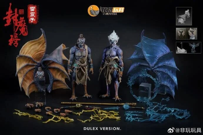【現貨】非玩玩具 1/12 YM004 封魔榜 雷震子 天神版 豪華版 普通版 可動 完成品