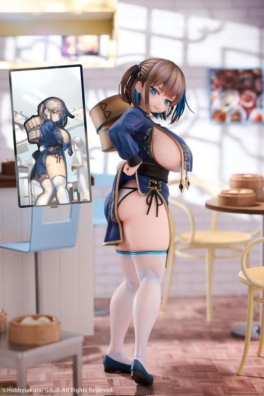 【現貨】Hobby sakura 豪華版 包子娘 紬 原畫 らんふ 1/7 PVC 完成品