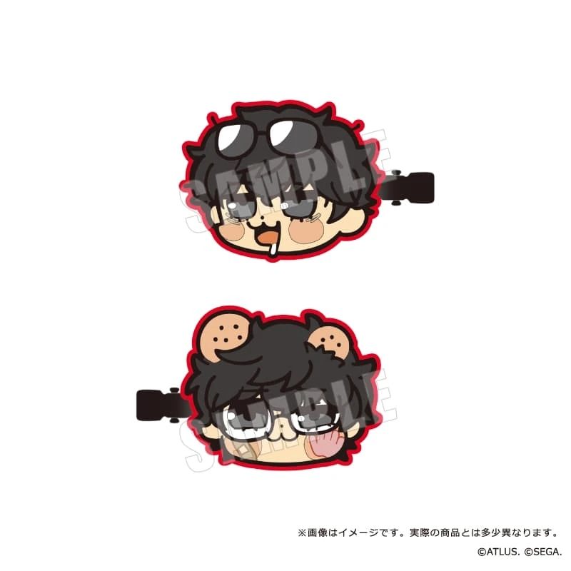 【現貨】女神異聞錄5 皇家版 P5R×大川ぶくぶ 主人公 瀏海髮夾套組 魅力