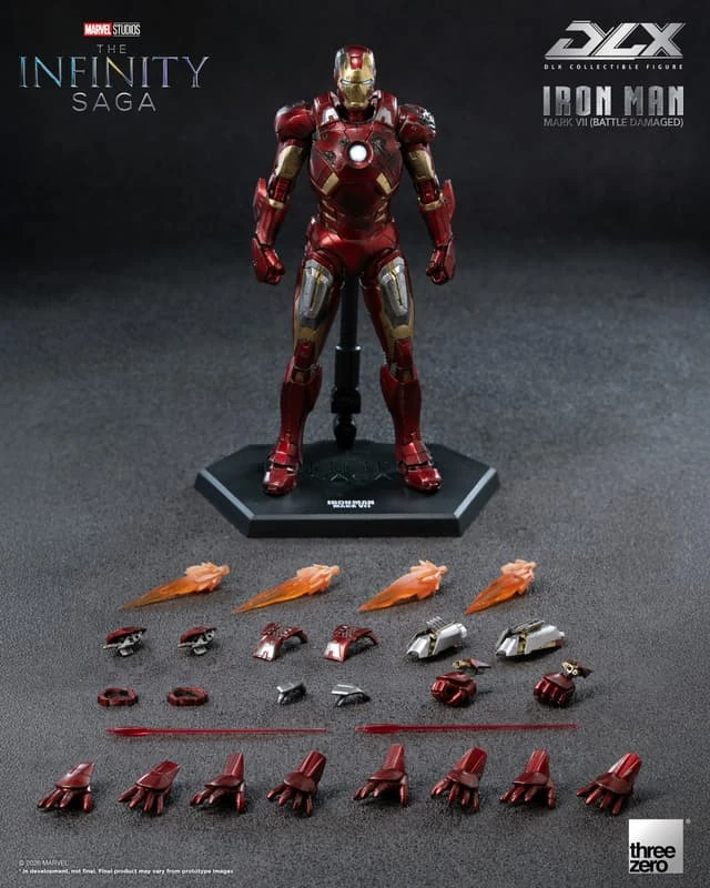 第四季預購 Threezero DLX 漫威 無限傳奇 鋼鐵人 Mark 7 戰損版★