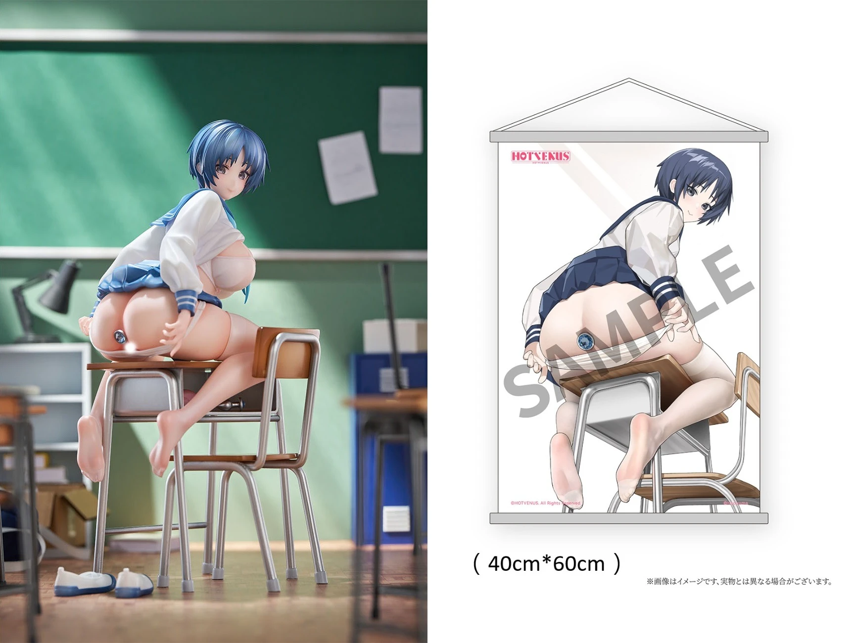 【免運費】12月預購 HOTVENUS Hyouuma氏 妄想褲襪.44 瑠璃醬 1/6 附掛軸套組★