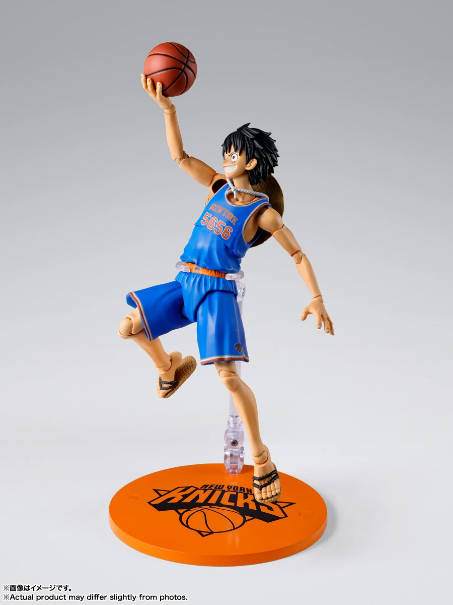 10月預購 日魂限定 S.H.F SHF 海賊王 航海王 × NBA 魯夫 KNICKS 尼克Ver★