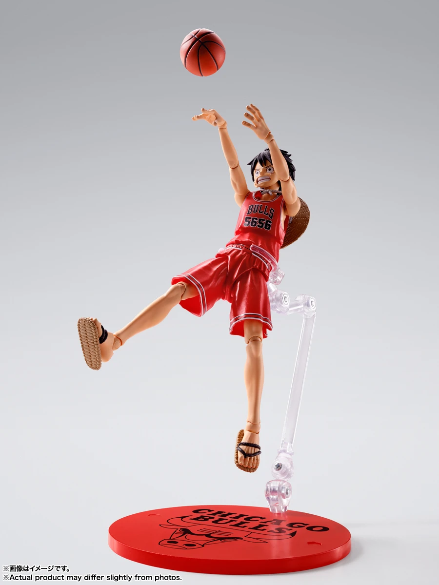 12月預購 日魂限定 S.H.F SHF 海賊王 航海王 × NBA 魯夫 BULLS 公牛Ver ★