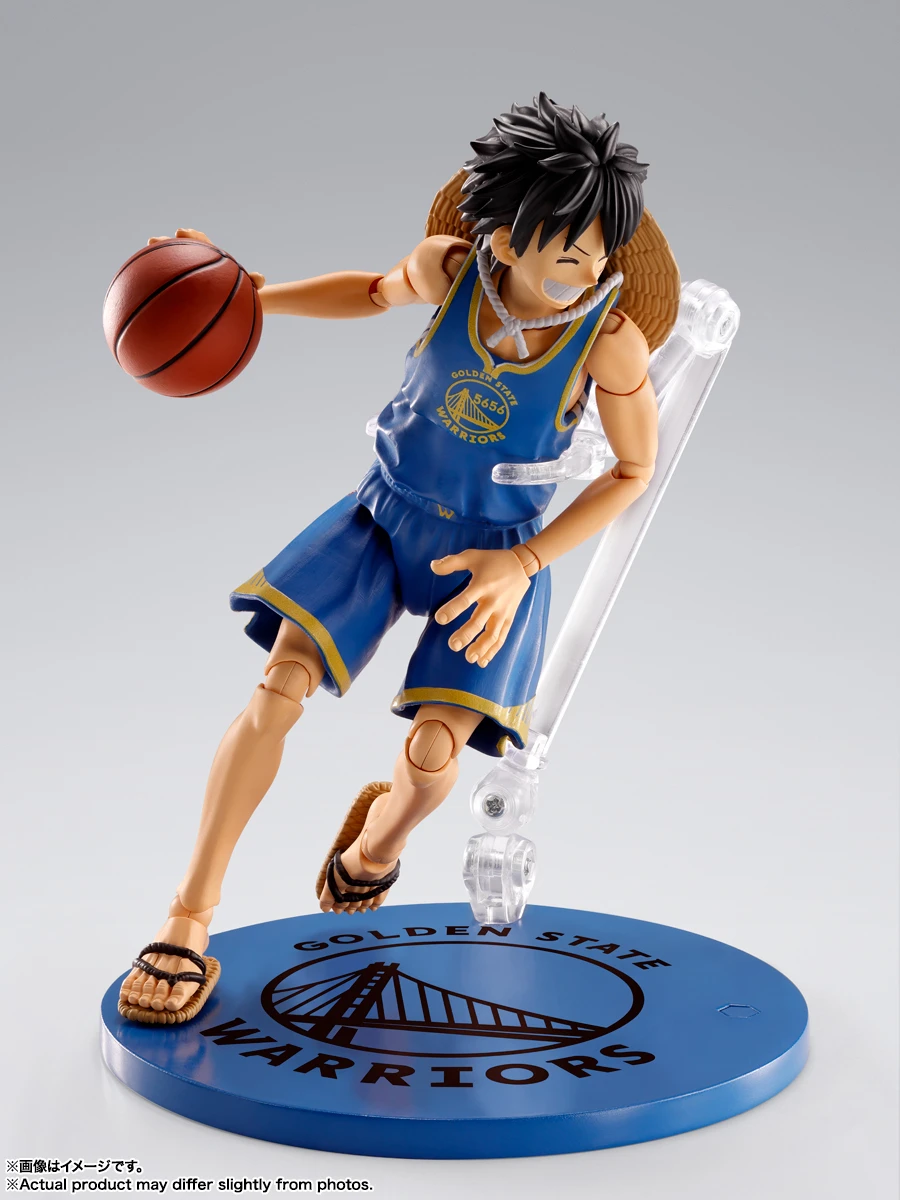 12月預購 日魂限定 S.H.F SHF 海賊王 航海王 × NBA 魯夫 WARRIORS 勇士 ★