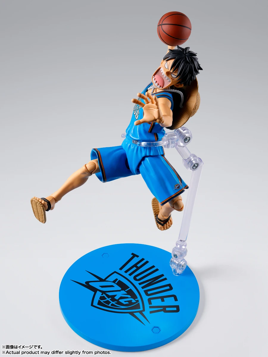 27年2月預購 日魂限定 S.H.F SHF 海賊王 航海王 × NBA 魯夫 THUNDER 雷霆Ver★
