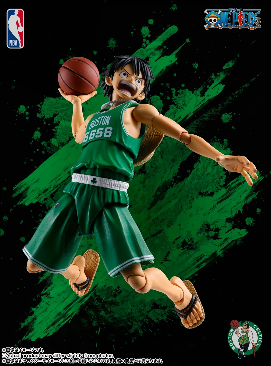 27年2月預購 日魂限定 S.H.F SHF 海賊王 航海王 × NBA 魯夫 CELTICS 塞爾提克★