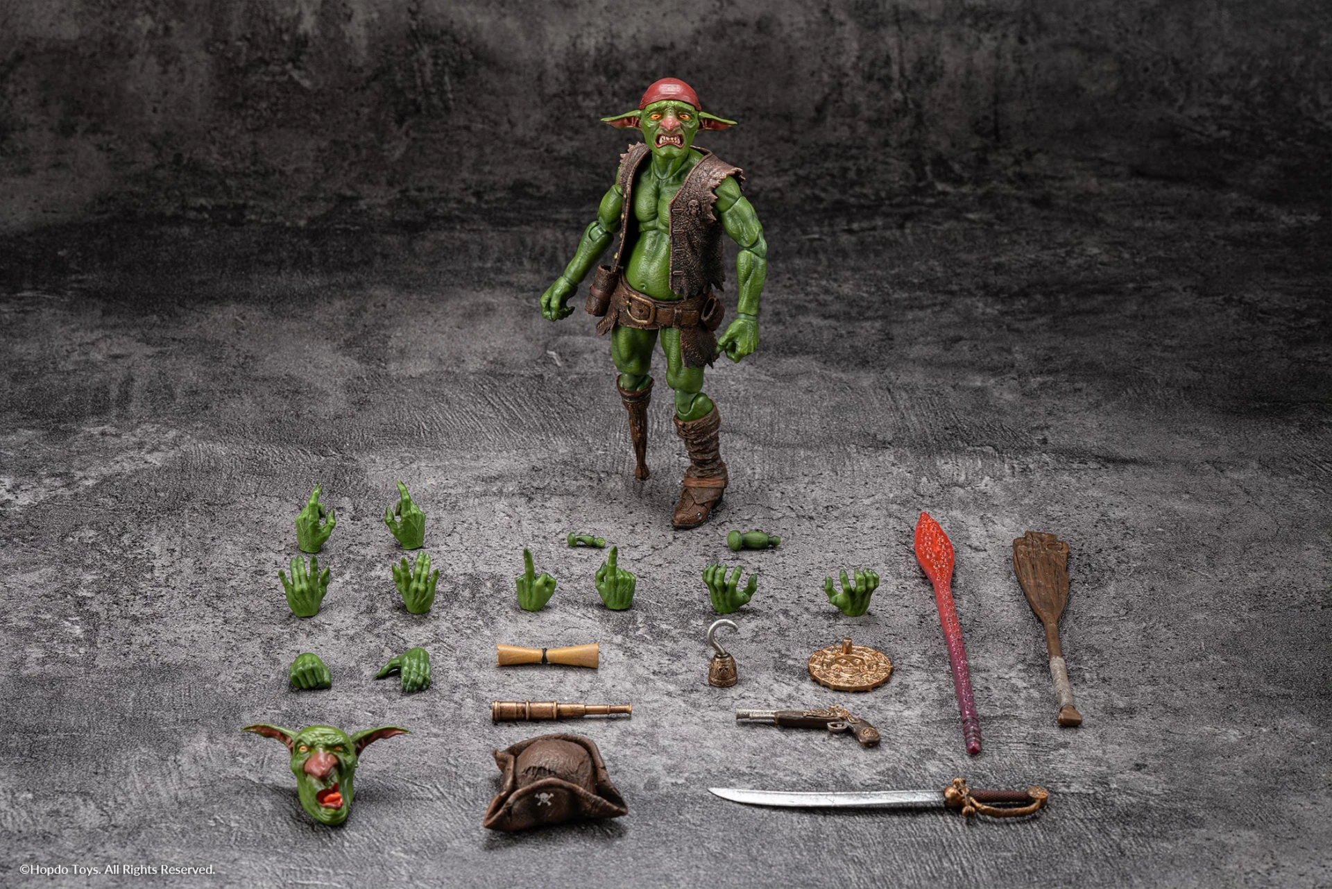 27年3月預購 Hopdo toys 1/12 哥布林族系列 海盗  哥布林 可動
