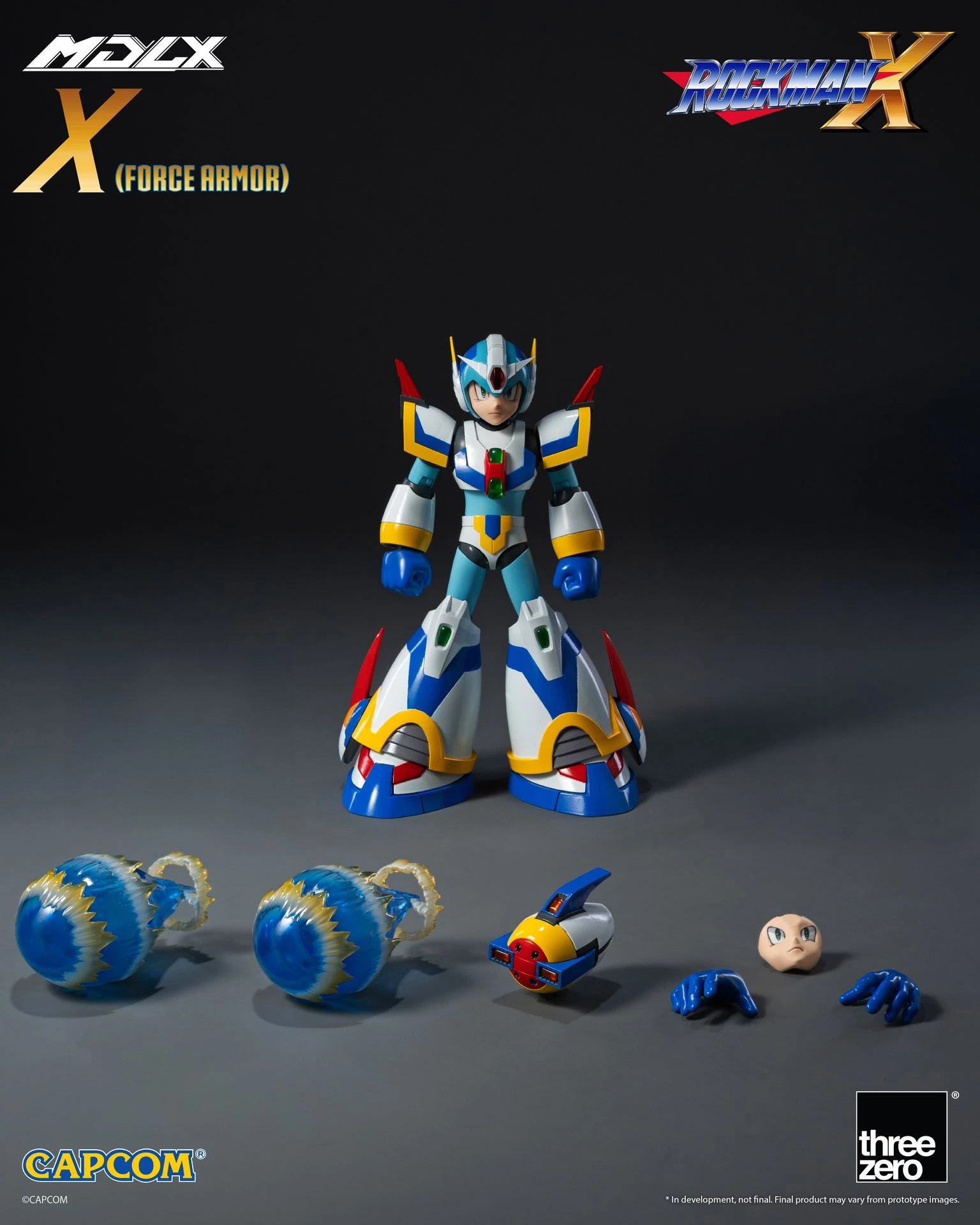 27年第三季預購 Threezero 洛克人X MDLX 艾克斯（武力裝甲） 一般版