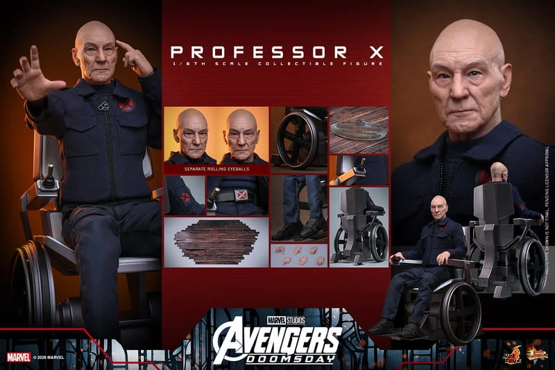 【免運費】28年第一季預購 HOT TOYS MMS917 復仇者聯盟：末日崛起 X戰警 X教授【訂金商品】