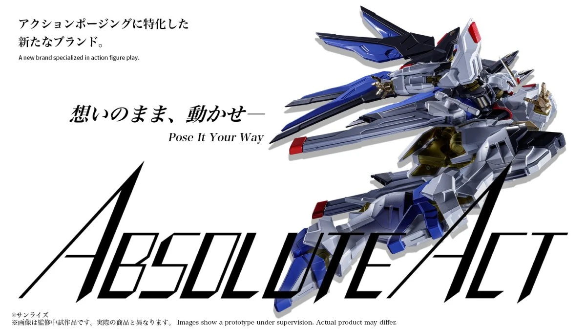 27年3月預購 萬代 ABSOLUTE ACT 攻擊自由鋼彈 可動特化完成品