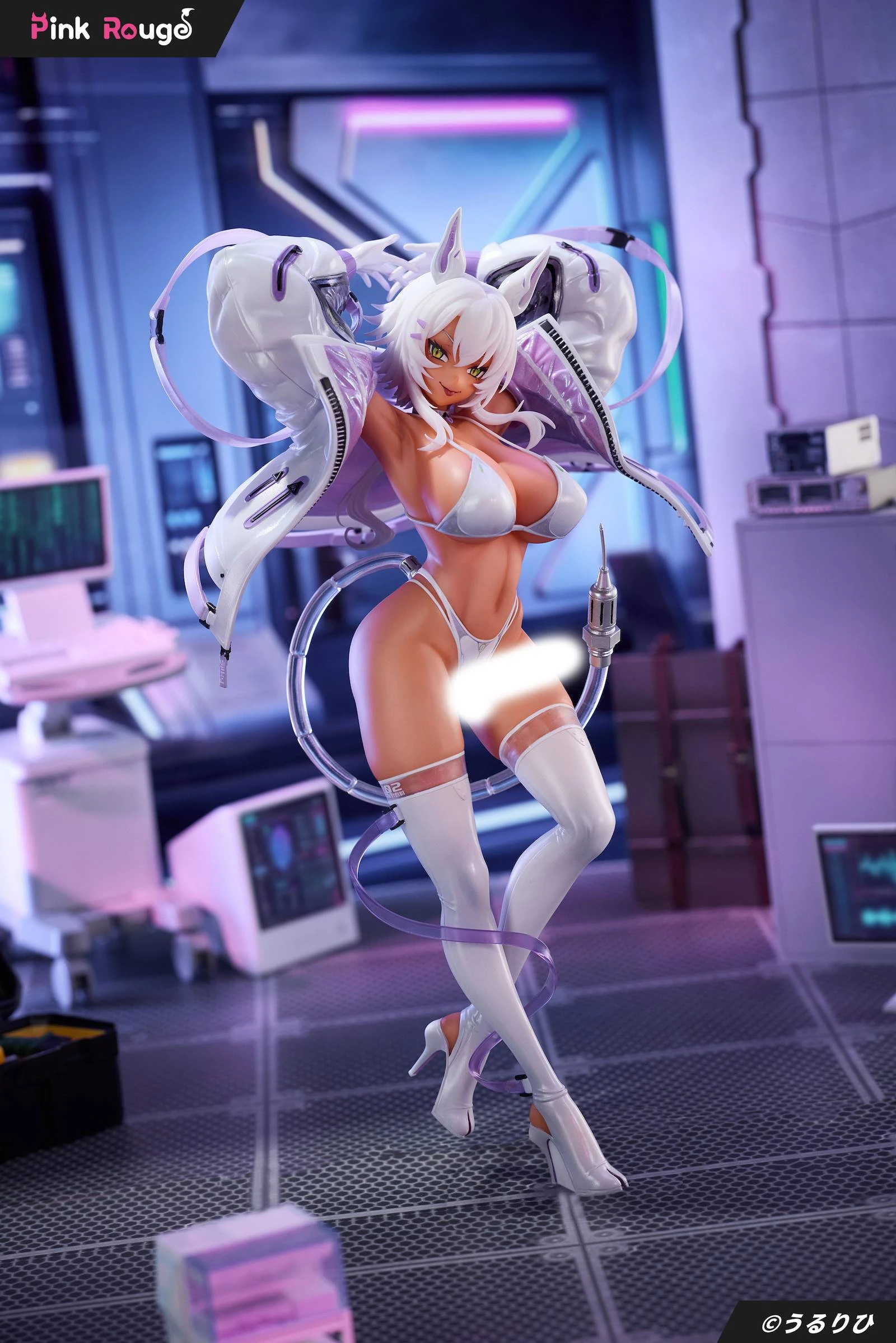 27年6月預購 Pink Rouge うるりひ 原畫 賽博萌寵 希爾琪 1/6 DX版
