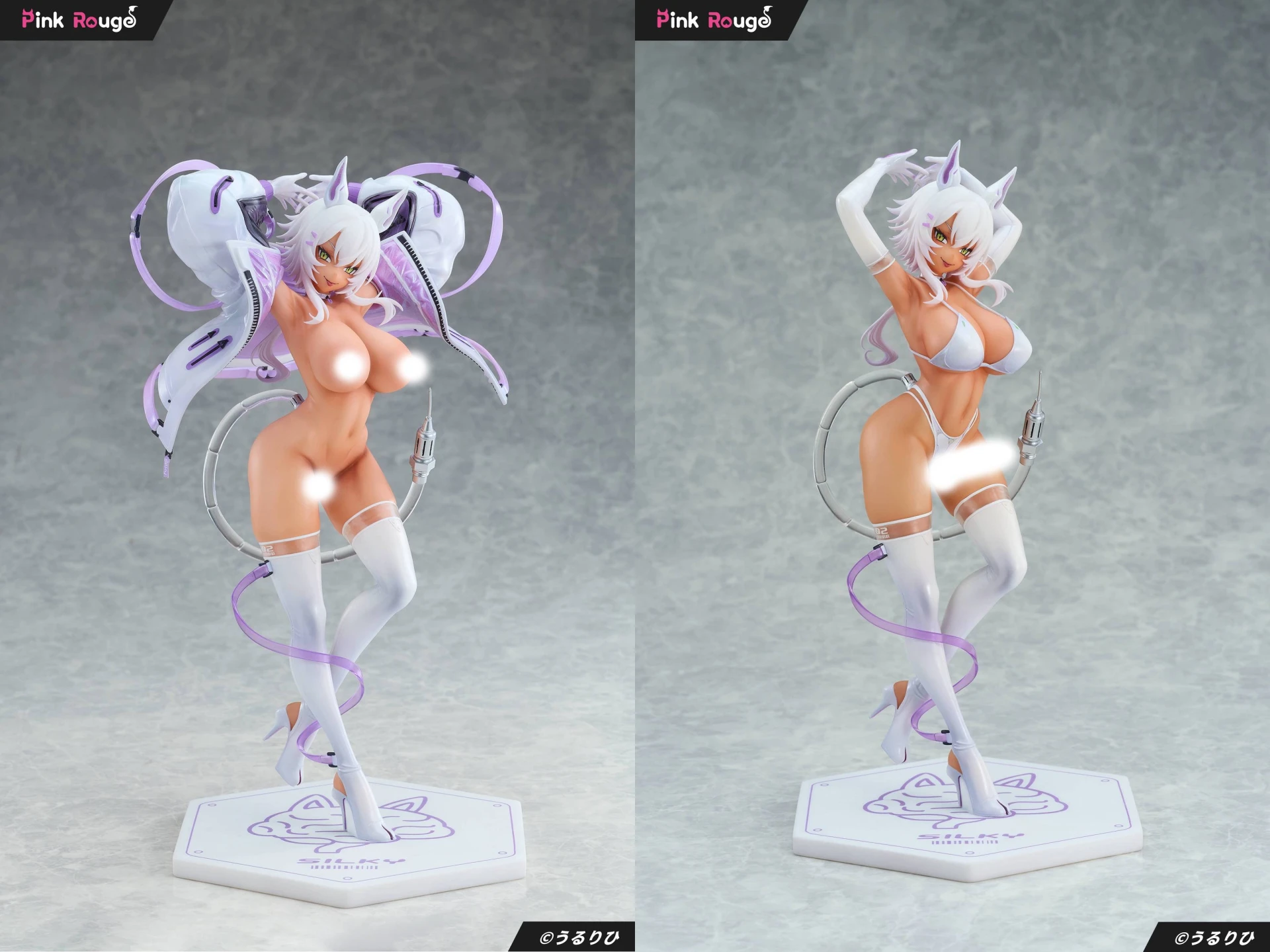 27年6月預購 Pink Rouge うるりひ 原畫 賽博萌寵 希爾琪 1/6 DX套裝版可雙擺