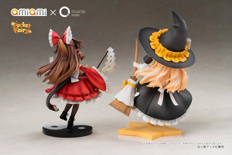 27年11月預購 amiami 逆轉工作室 掌中精靈 東方Project 博麗靈夢&霧雨魔理沙 套組