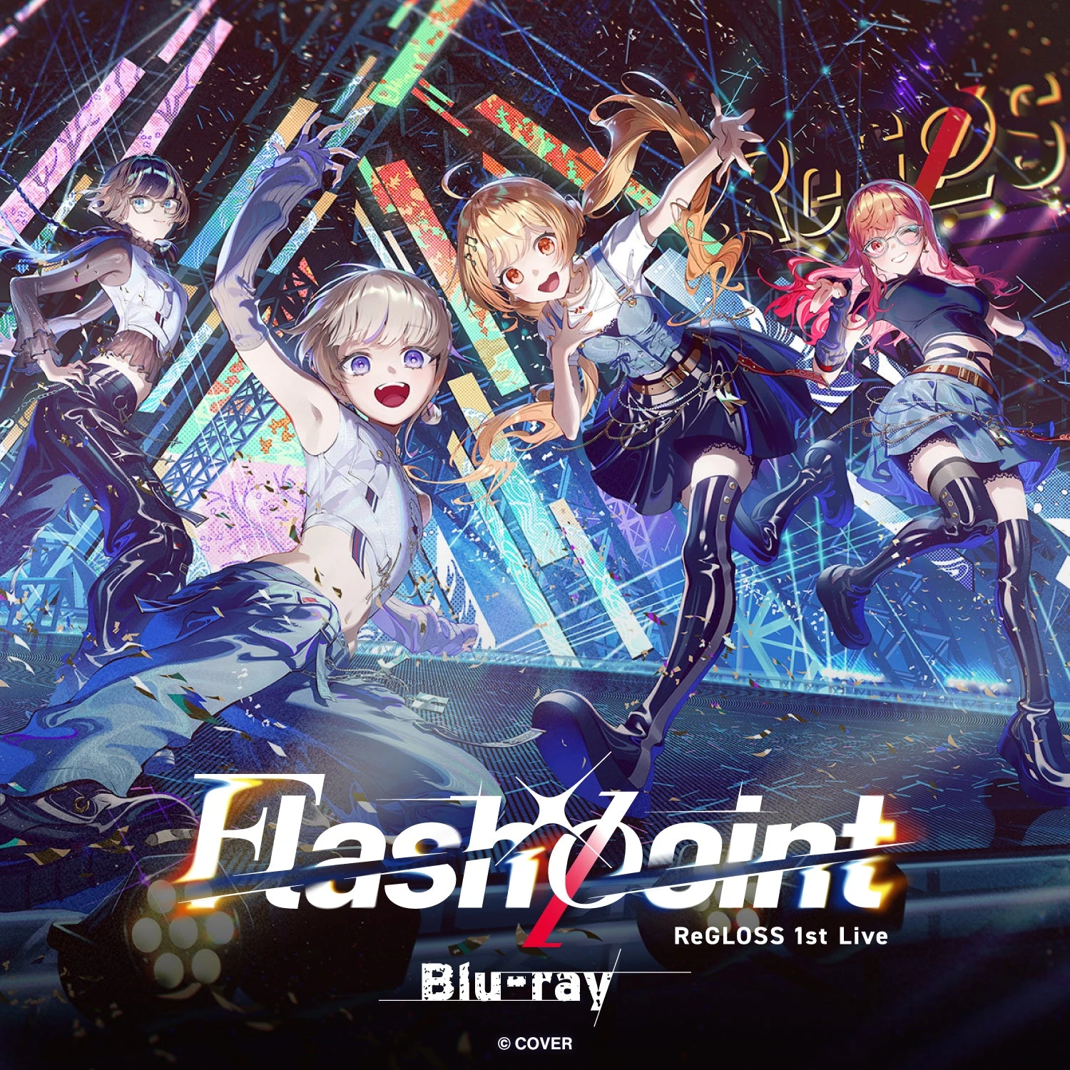 1月預購 Hololive DEV_IS ReGLOSS 1st Live「Flashpoint」Blu-ray 演唱會 藍光BD 附特典 音乃瀨奏 一條莉莉華 儒烏風亭螺鈿 轟一 免訂金 ⚫