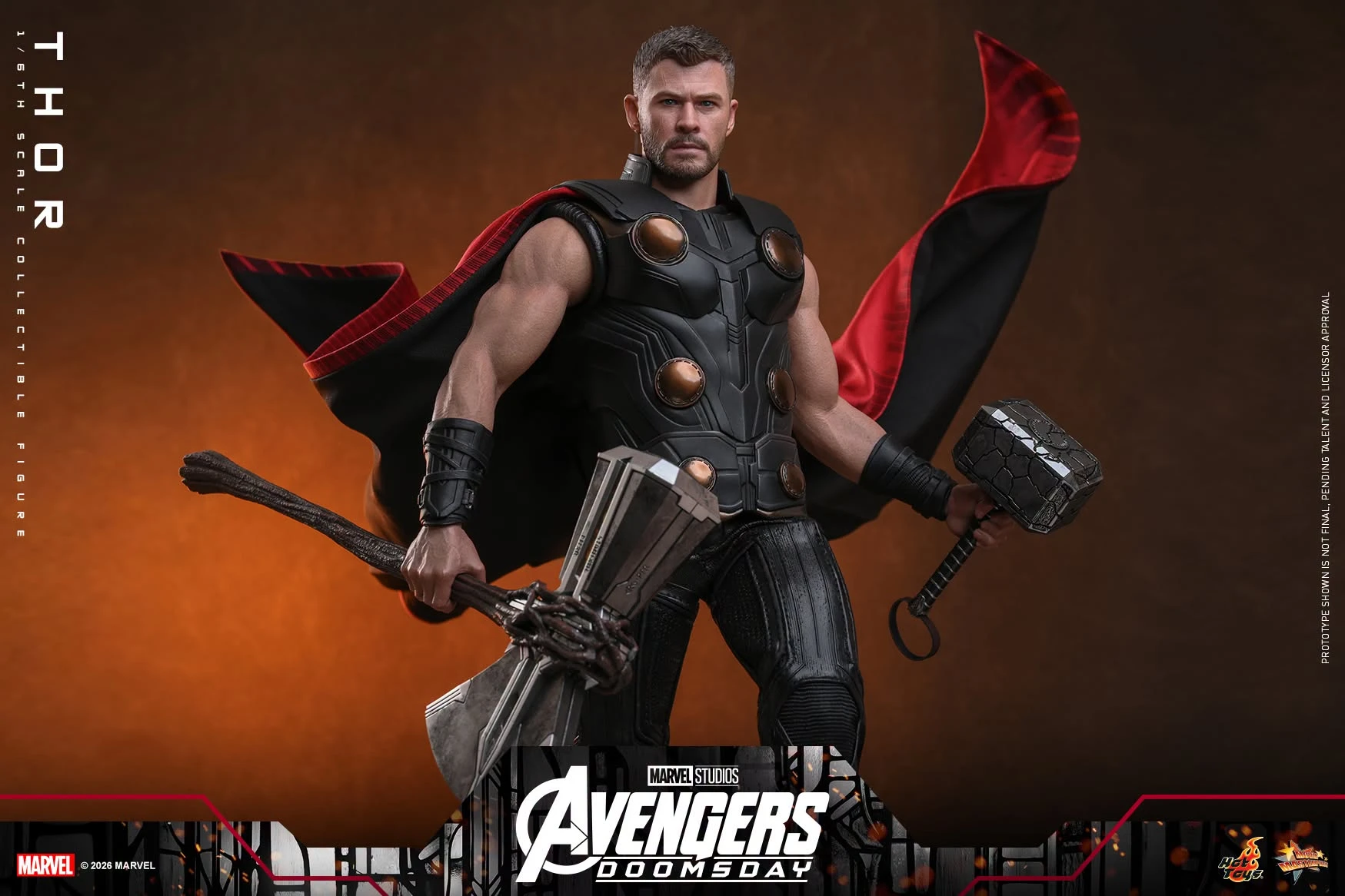 【免運費】 28年第ㄧ季預購 HOT TOYS MMS918 復仇者聯盟：末日崛起 雷神索爾【訂金商品】