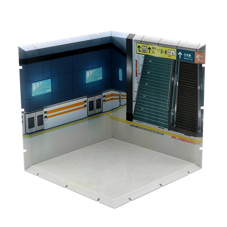 27年1月預購 GSC 黏土人 組裝場景 Dioramansion150 車站內