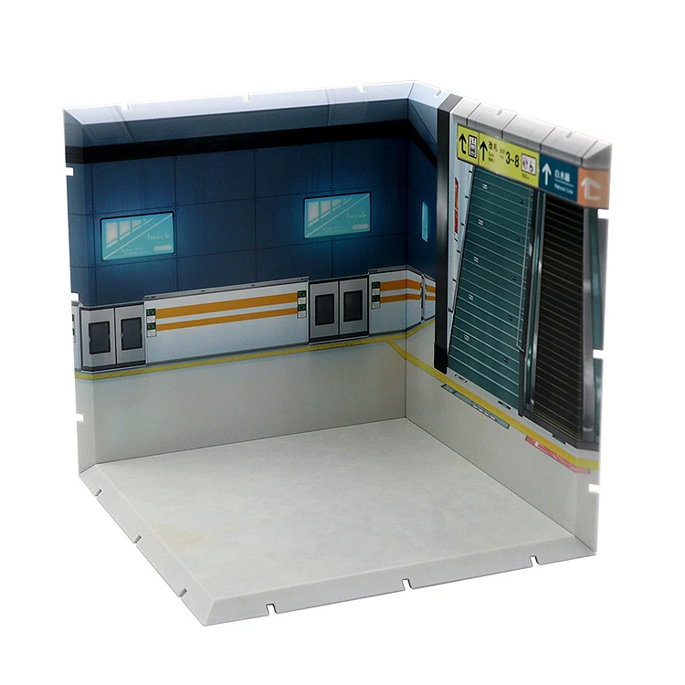 27年1月預購 GSC 黏土人 組裝場景 Dioramansion150 車站內
