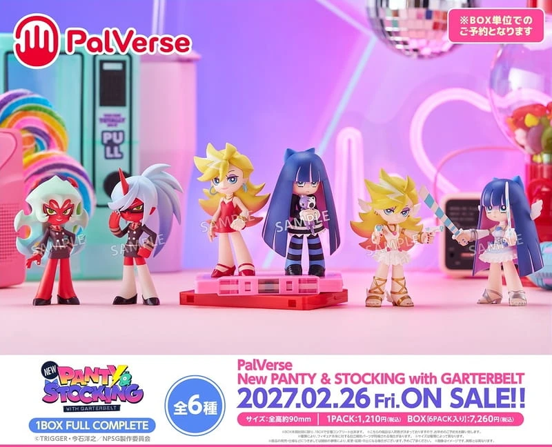 27年2月預購 武士道 新吊帶襪天使 PalVerse 迷你玩偶收藏集 中盒6入