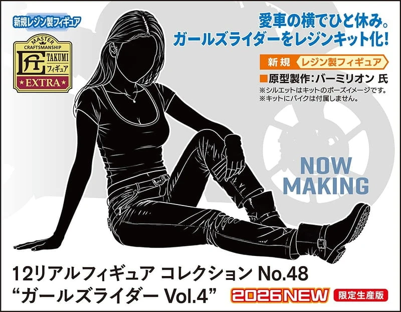 26年12月預購 長谷川 組裝模型 1/12 女孩騎士 Vol.4