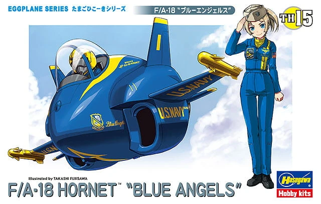 26年12月預購 長谷川 組裝模型 TH15 蛋機 F/A-18大黃蜂「BLUE ANGELS」
