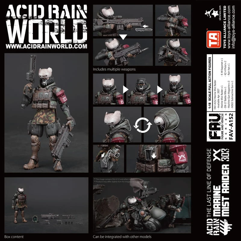 27年4月預購 TOYS ALLIANCE 酸雨戰爭 FAV-A152 海軍霧襲兵