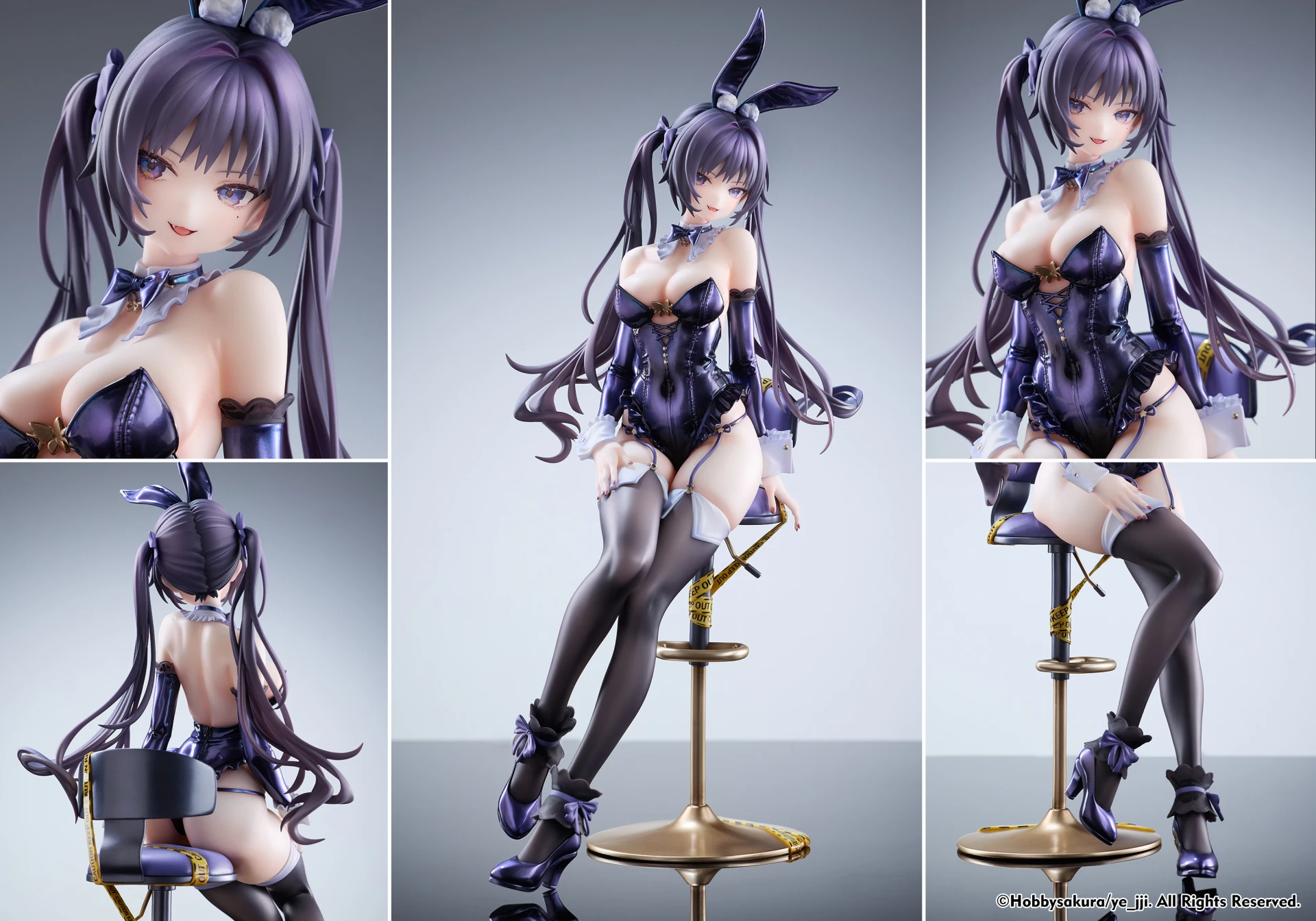 27年6月預購 Hobby sakura ye_jji 原畫 黑色兔女郎 波薩 1/6 一般版 PU完成品