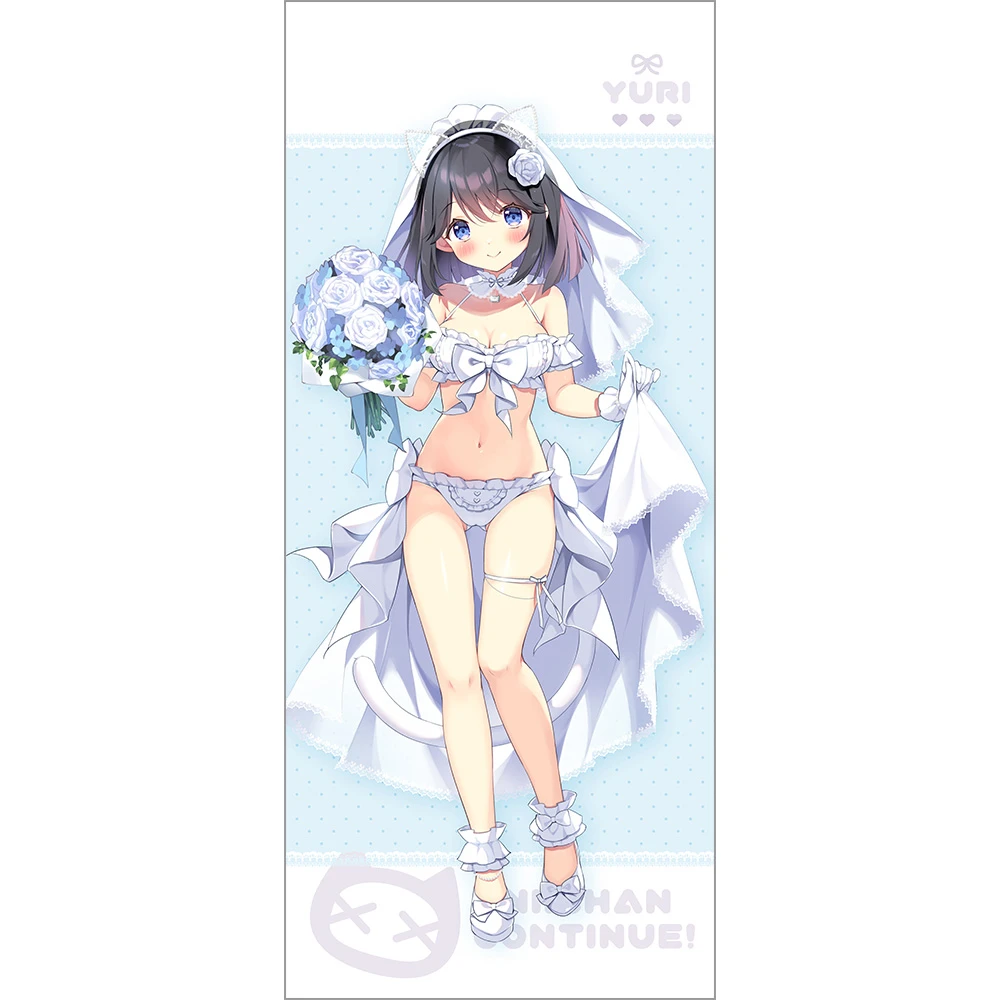 12月預購 窗簾魂 ぱん 原畫 C108 婚紗 特大掛軸 白雪結梨 ⚫
