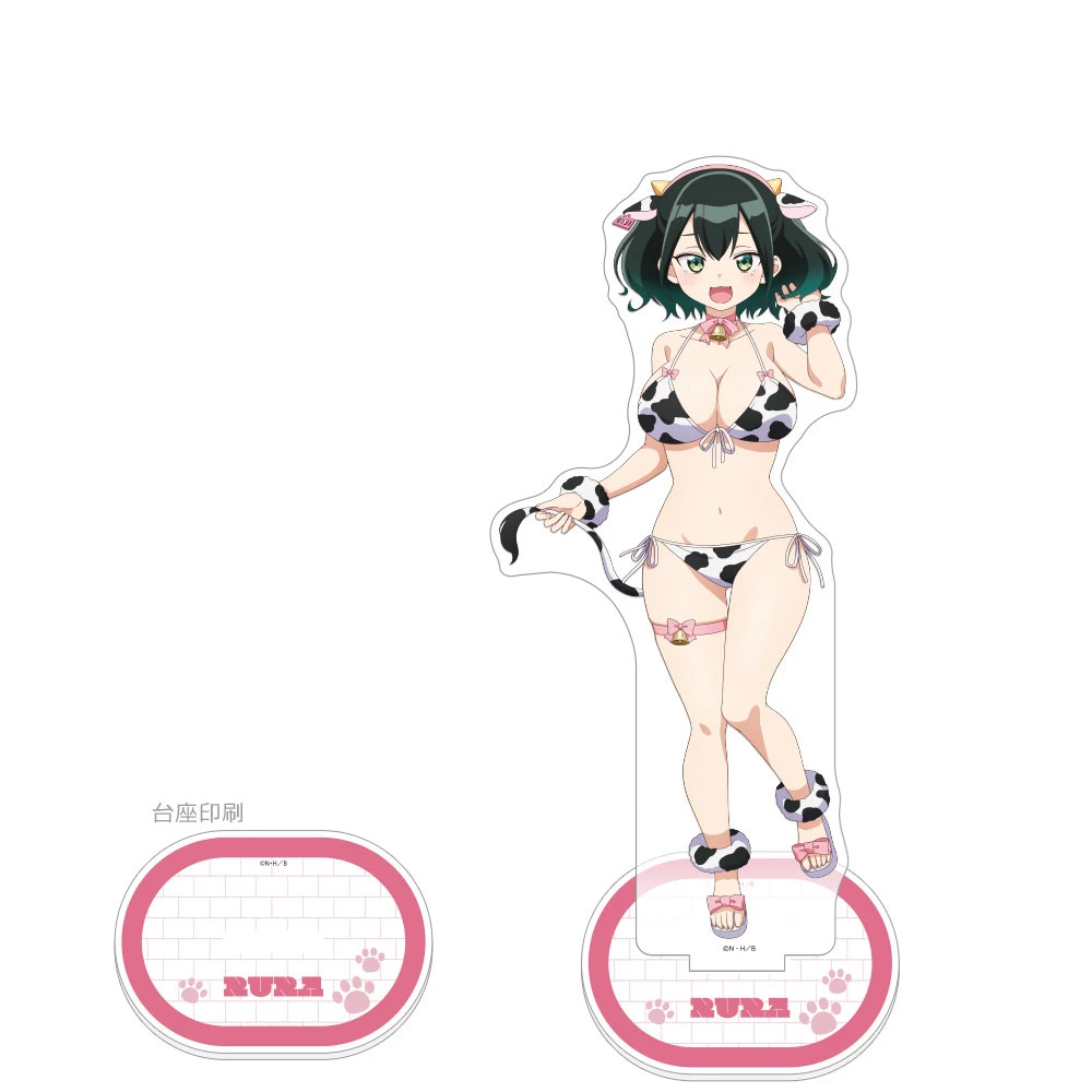 12月預購 窗簾魂 Bad Girl 不良少女 動物泳裝 特大壓克力立牌 瑠璃葉瑠蘿 ⚫