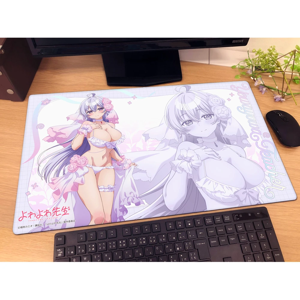 12月預購 窗簾魂 弱弱老師 婚紗泳裝&乳牛泳裝 軟膠桌墊 電腦桌墊 鶸村日和 婚紗泳裝 ⚫