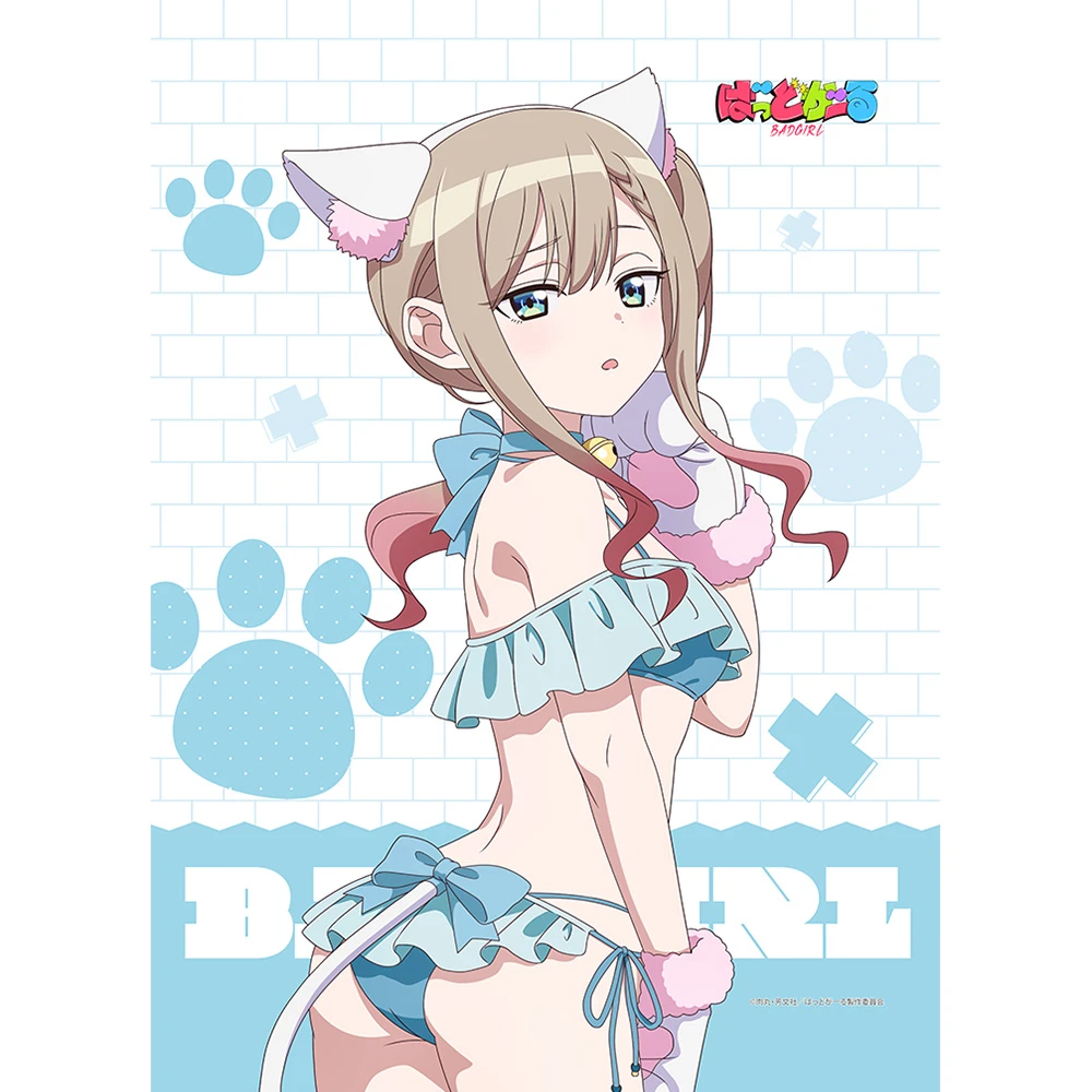 12月預購 窗簾魂 Bad Girl 不良少女 動物泳裝 W絨面B2掛軸 涼風涼 ⚫