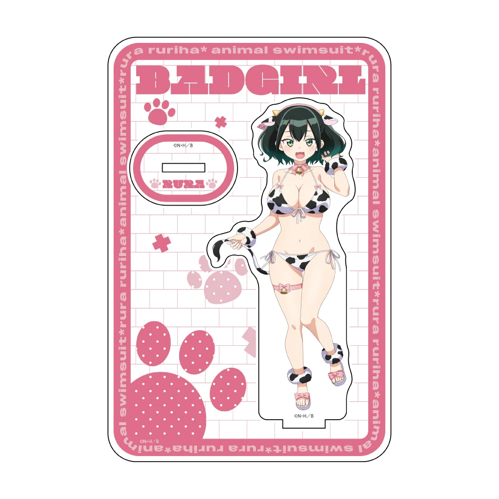 12月預購 窗簾魂 Bad Girl 不良少女 動物泳裝 角色壓克力立牌 瑠璃葉瑠蘿 ⚫