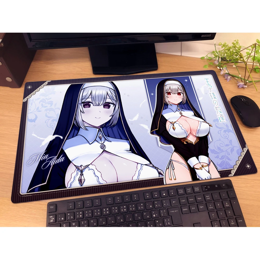 12月預購 窗簾魂 王子大人的朋友 軟膠桌墊 電腦桌墊 藍田美明 修女 ⚫