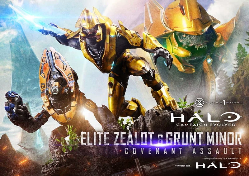 【免運費】28年第二季預購 Prime 1 最後一戰:戰役進化 菁英狂熱者&星盟小兵 1/4雕像【訂金商品】
