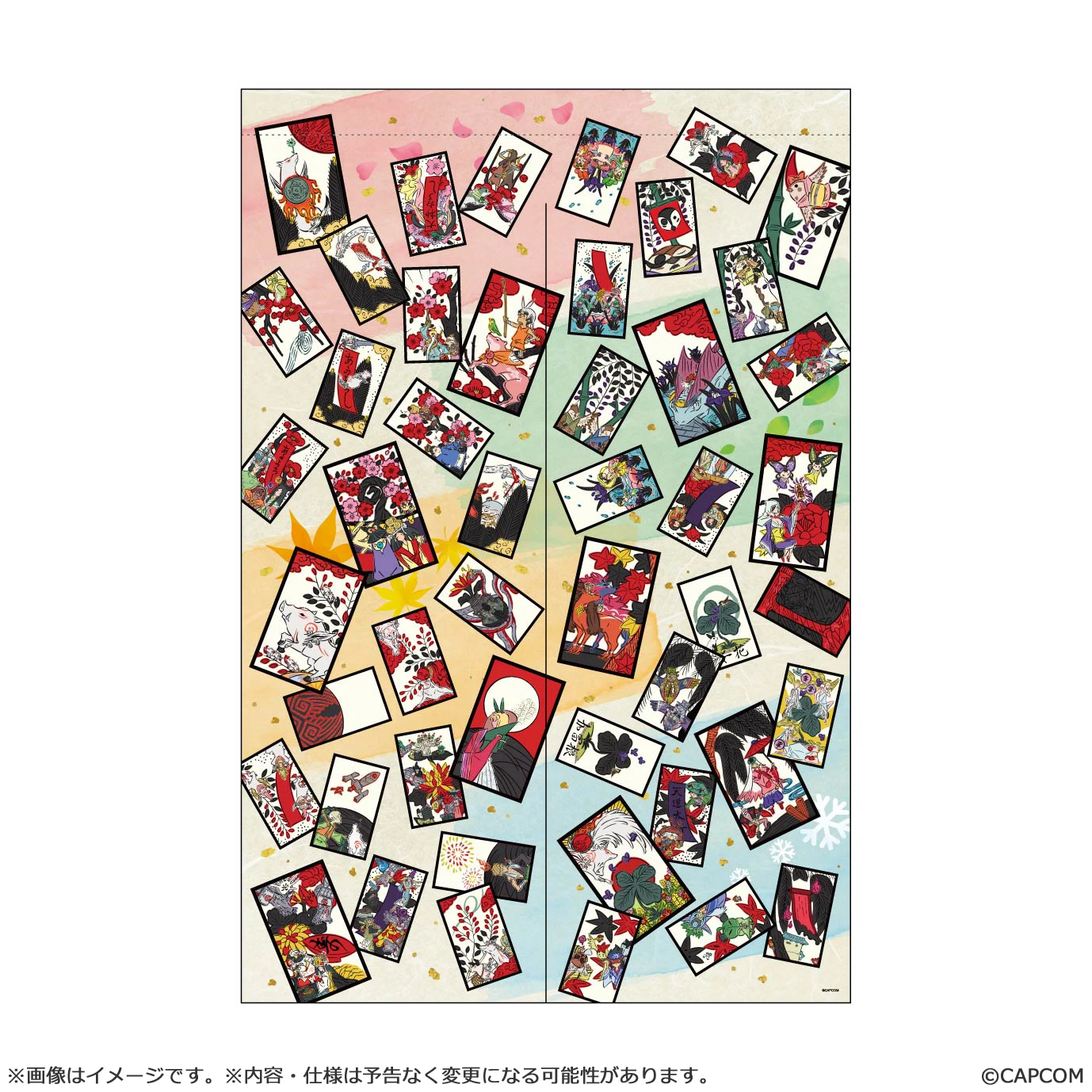 27年3月預購 CAPCOM 大神 20週年紀念 復刻藝術企劃 櫻花札暖簾 大神 絕景版 花之趣 ⚫