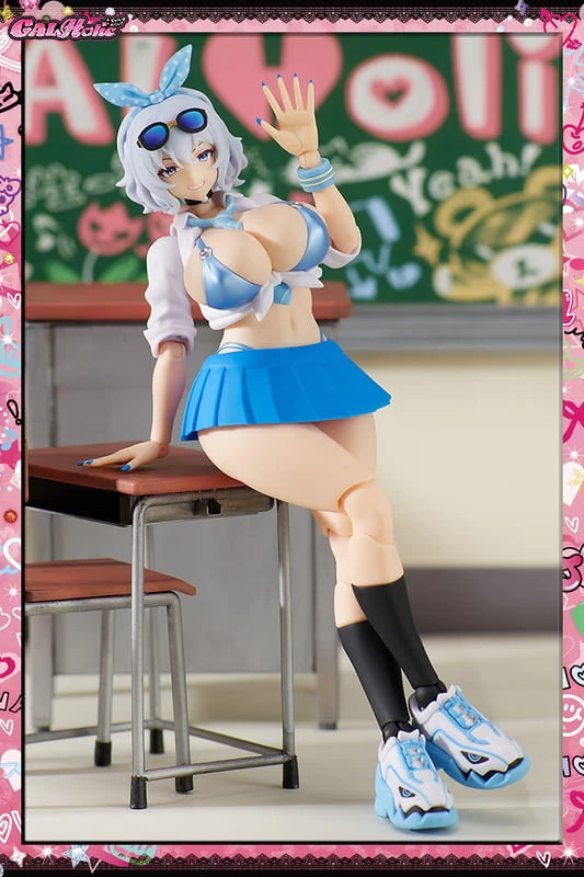 27年1月預購 HJ限定 AMAKUNI GALHolic 深青 1/10 組裝模型 再版