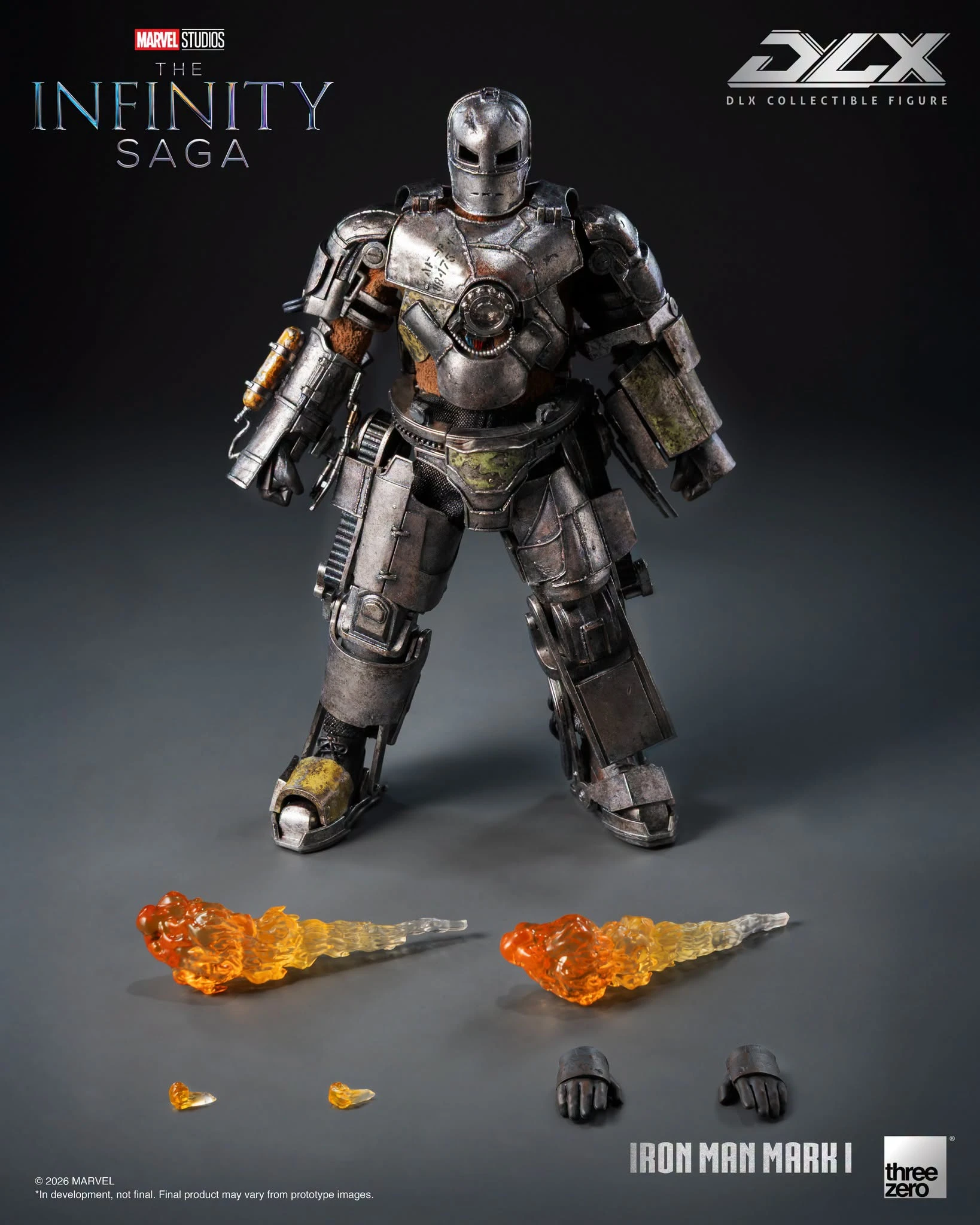 【免運費】27年第二季預購 threezero 復仇者聯盟：無限傳奇 鋼鐵人 MarkI MK1 DLX 【訂金商品】