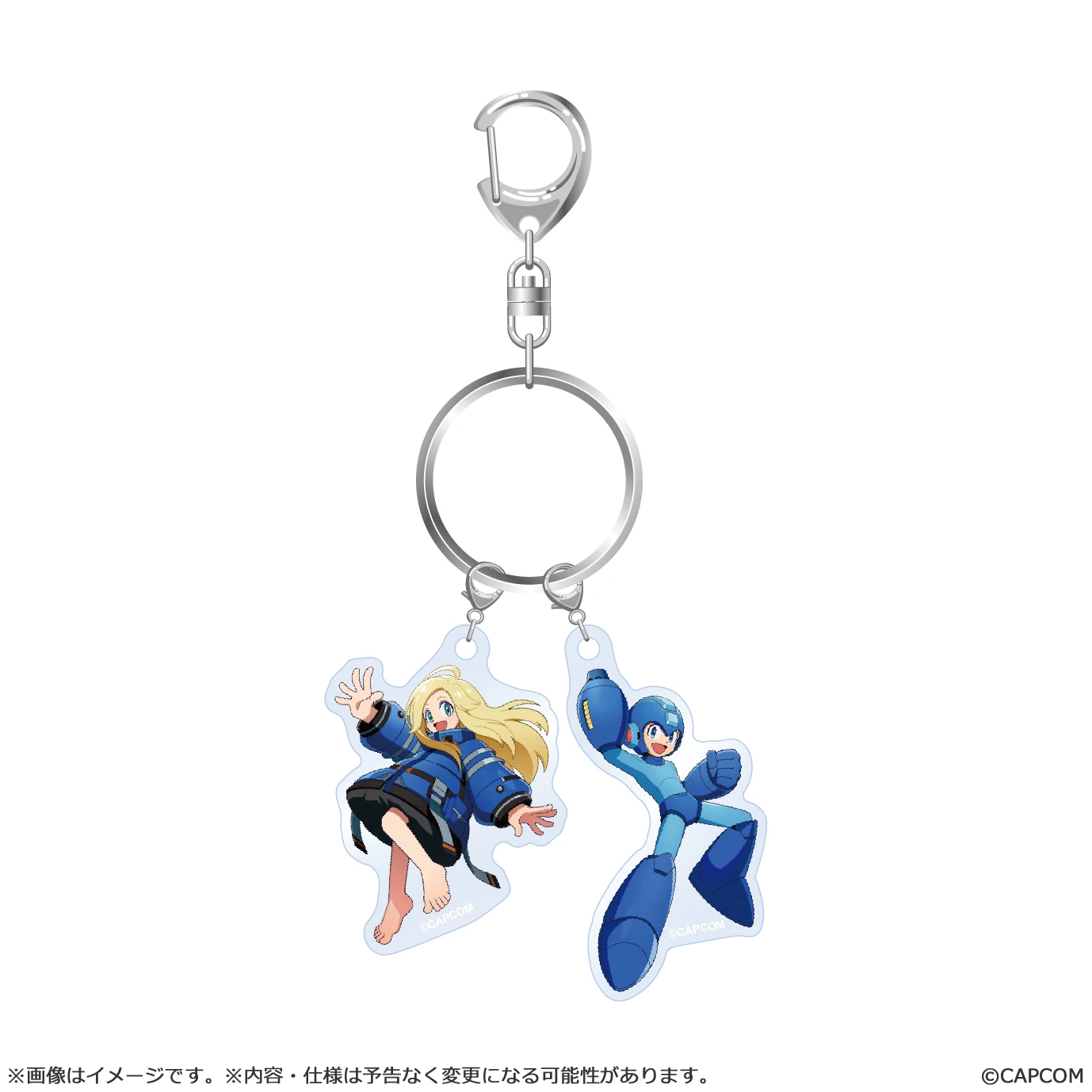 1月預購 CAPCOM 人機迷網 PRAGMATA × 洛克人：雙重超載 壓克力鑰匙圈 免訂金 ⚫