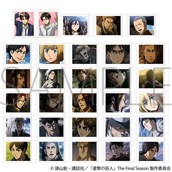 11月預購 Movic 進擊的巨人 拍立得收藏集 第2彈 中盒10入 ⚫