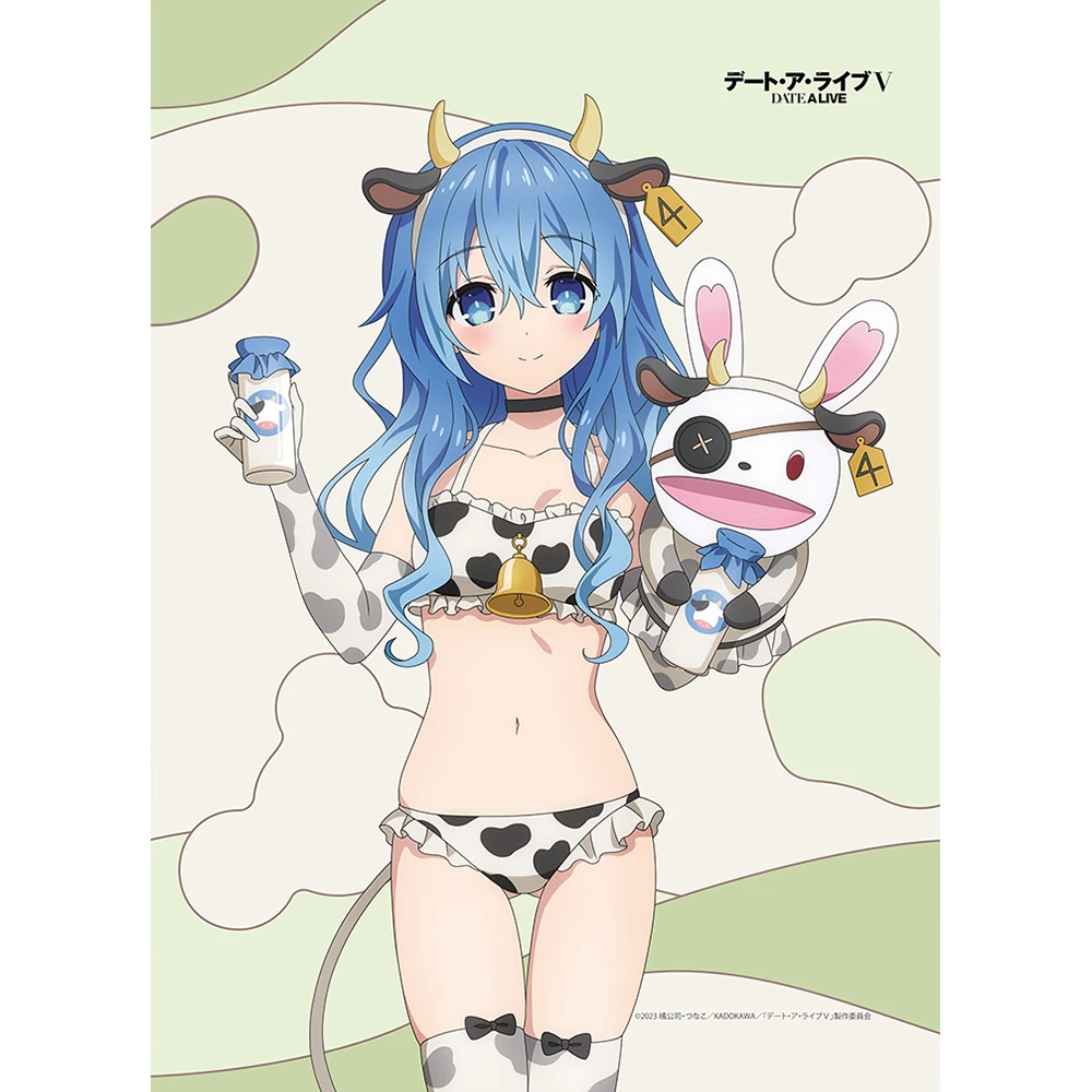 12月預購 窗簾魂 約會大作戰V 乳牛泳裝 W絨面B2掛軸 四糸乃 ⚫