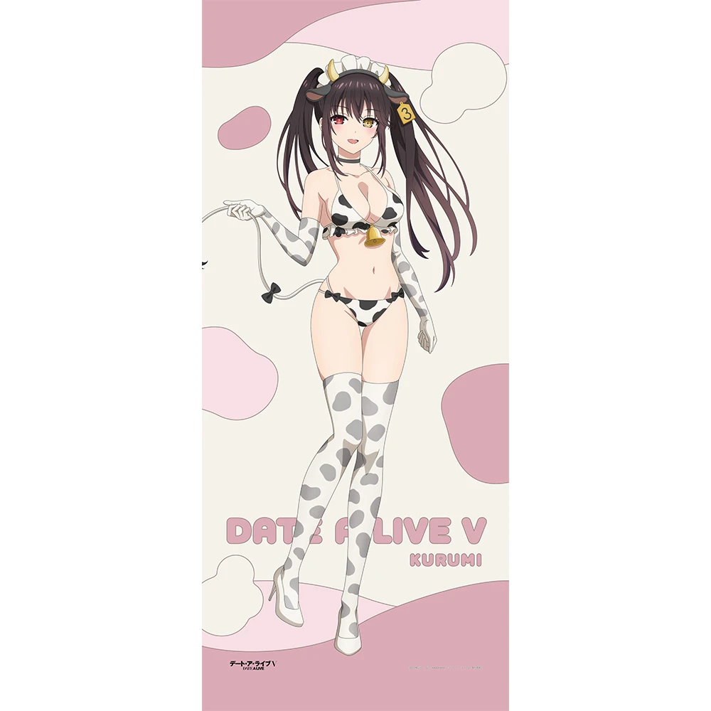 12月預購 窗簾魂 約會大作戰V 乳牛泳裝 特大掛軸 時崎狂三 ⚫