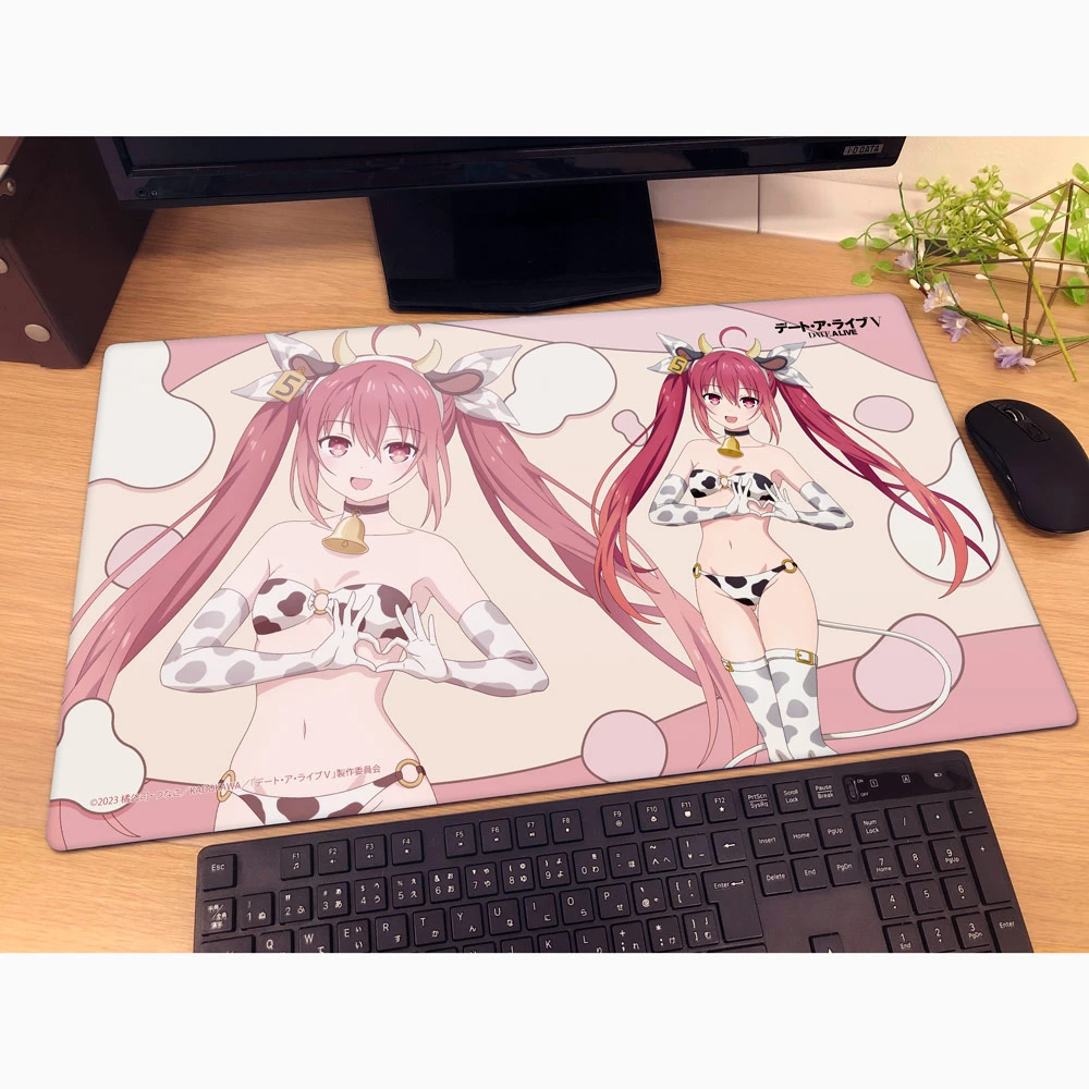 12月預購 窗簾魂 約會大作戰V 乳牛泳裝 軟膠桌墊 五河琴里 ⚫